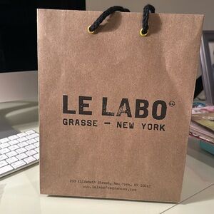 Le Labo Brown Gift Bag